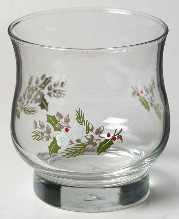 Christmas Heirloom 8 Oz Glassware Rocks/Juice by Pfaltzgraff-1