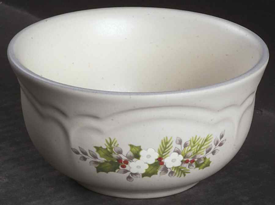 Christmas Heirloom Dessert Bowl by Pfaltzgraff-1