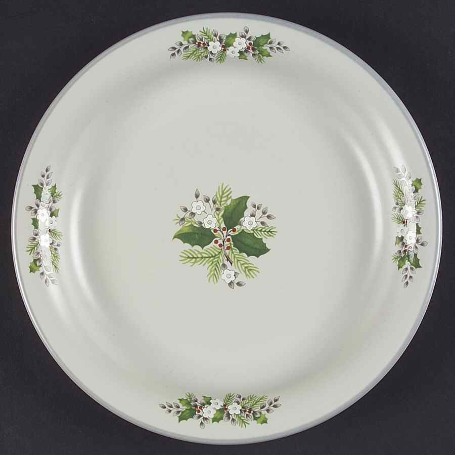 Christmas Heirloom Breakfast Plate by Pfaltzgraff-1