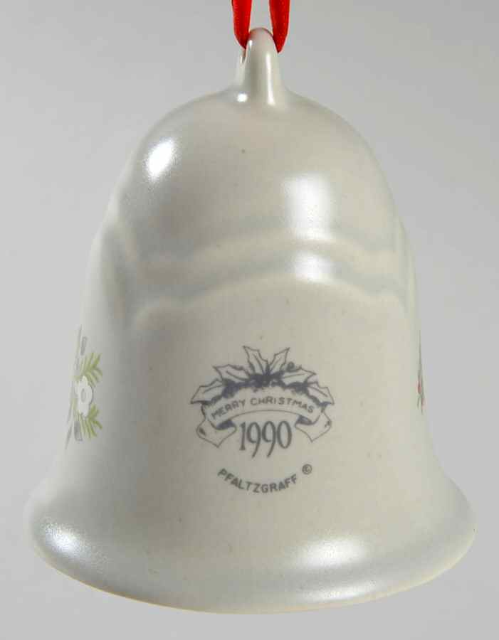 Christmas Heirloom 1990 Collector Bell by Pfaltzgraff-1