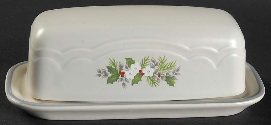 Christmas Heirloom 1/4 Lb Covered Butter by Pfaltzgraff-1