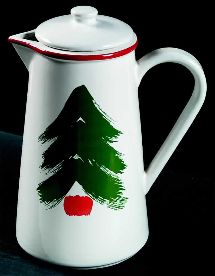 Christmas Coffee Pot & Lid by Pfaltzgraff-1