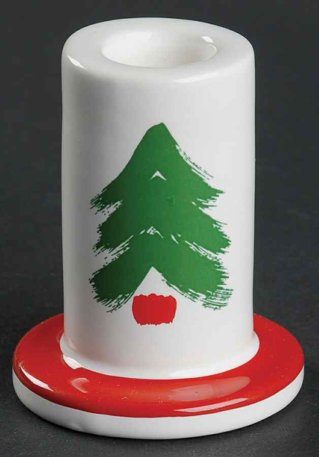 Christmas 3" Candlestick by Pfaltzgraff-1
