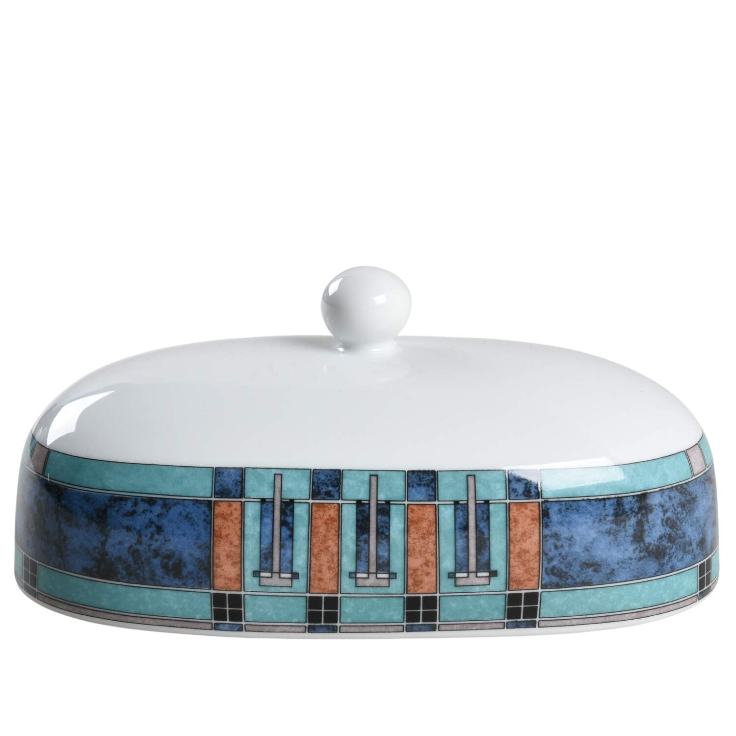 Cityscape Lid for 1/4 Lb Butter by Pfaltzgraff-1