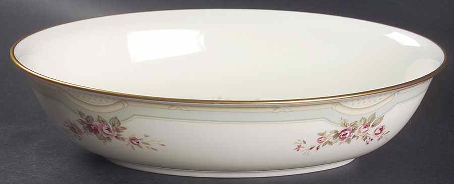 Claridge 10" Oval Vegetable Bowl by Pfaltzgraff-1