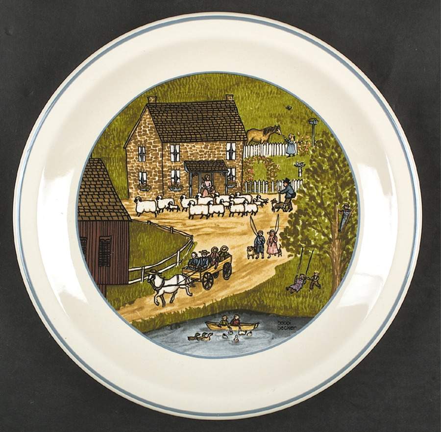 Country Collection A Country Summer Dinner Plate by Pfaltzgraff-1
