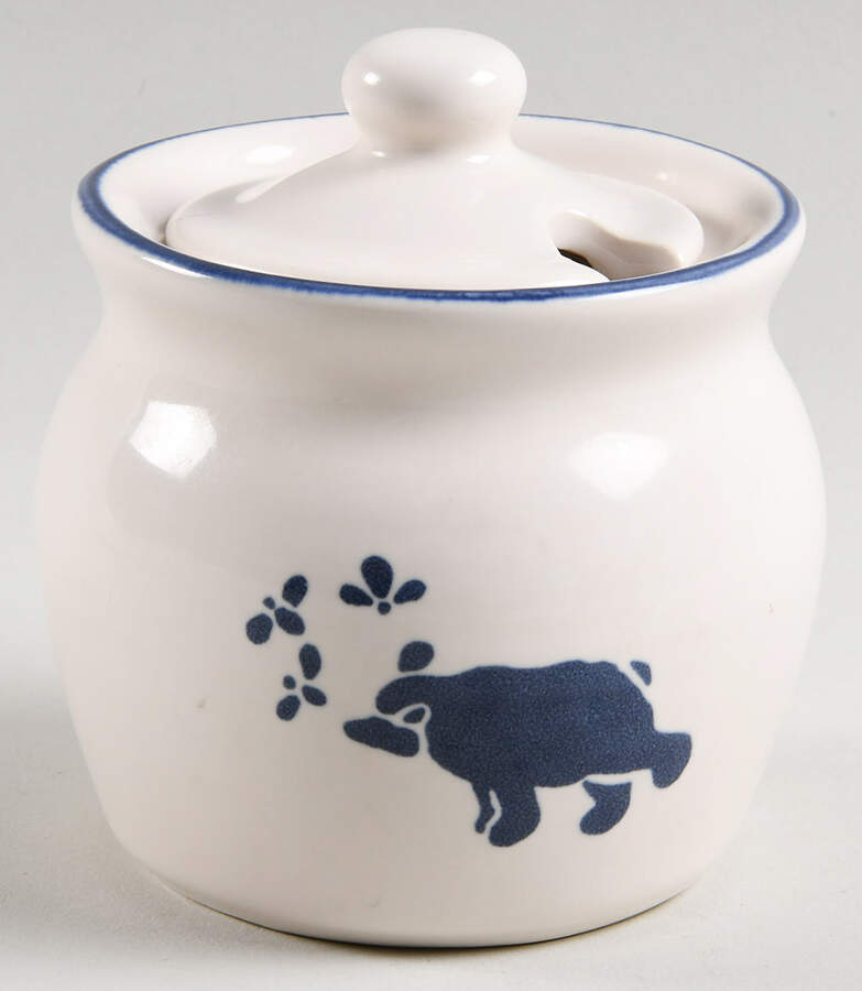 Country Fair Honey Pot & Lid by Pfaltzgraff-1