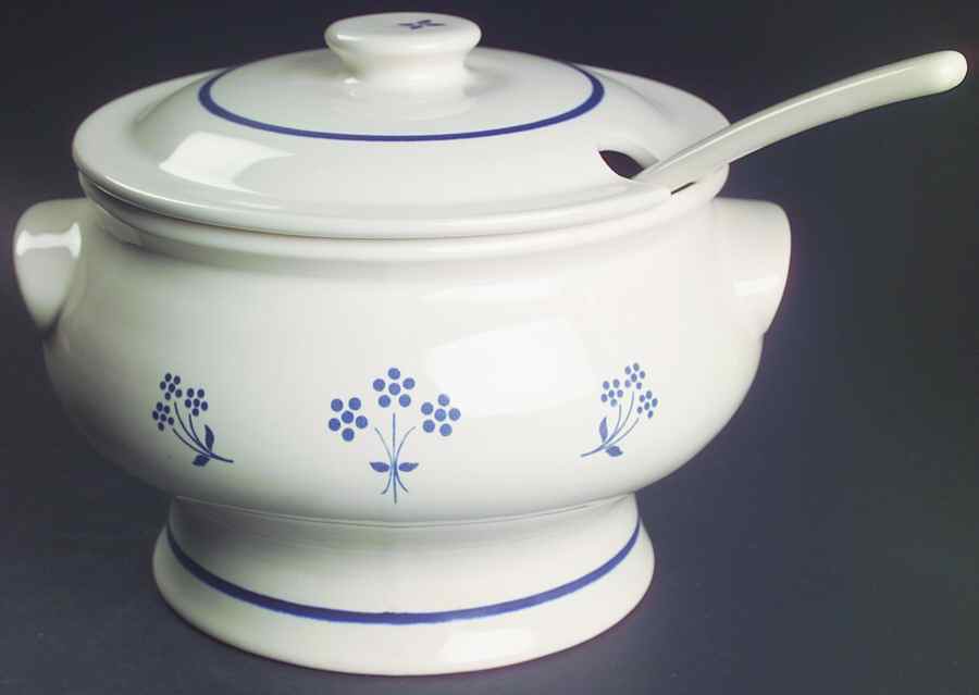 Country Fair Tureen & Lid w/Ladle by Pfaltzgraff-1