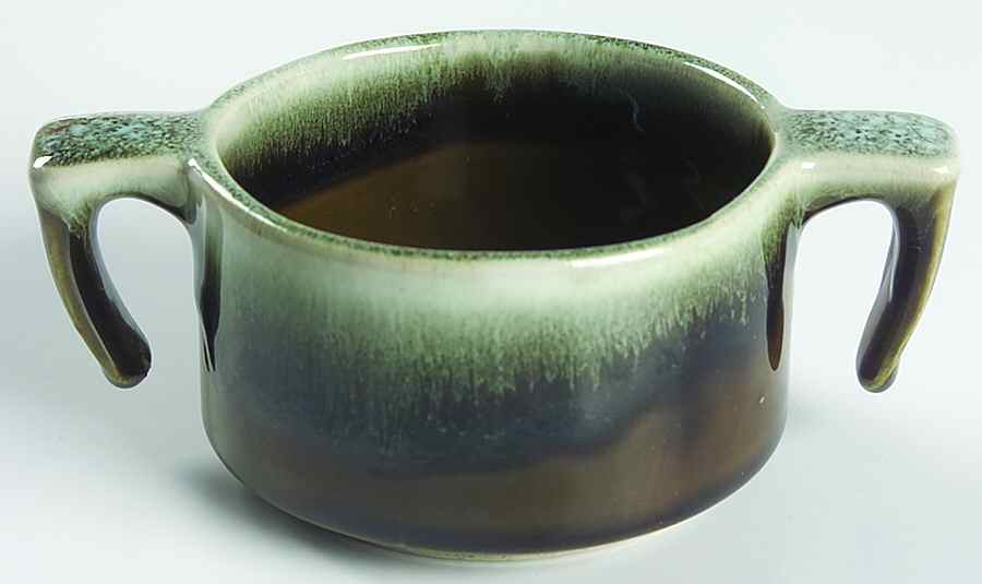 Copper Green Sugar Bowl No Lid by Pfaltzgraff-1