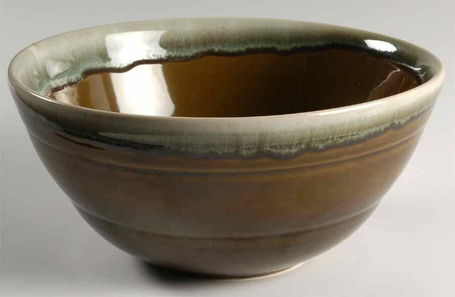 Copper Green 10" Mixing Bowl by Pfaltzgraff-1