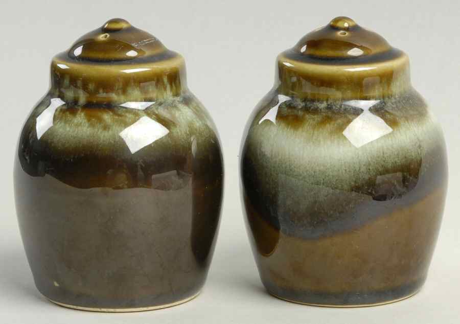 Copper Green Salt & Pepper Set by Pfaltzgraff-1