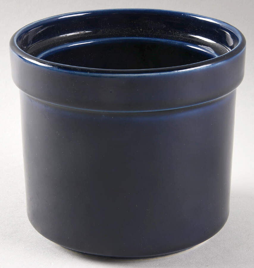 Compatibles Blue Small Canister No Lid by Pfaltzgraff-1