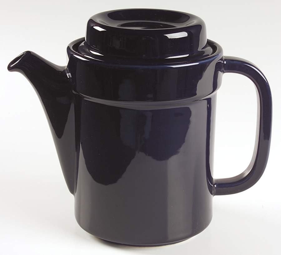 Compatibles Blue Coffee Pot & Lid by Pfaltzgraff-1