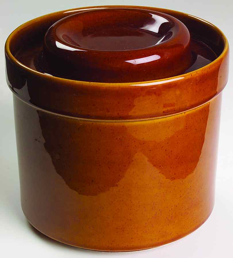 Compatibles Butterscotch Extra Large Canister & Lid by Pfaltzgraff-1