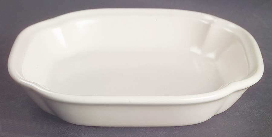 Color Medley Buff Matte Individual Square Server by Pfaltzgraff-1