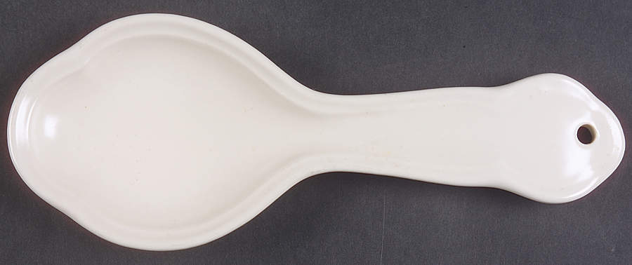 Color Medley Buff Matte Spoon Rest/Holder (Holds 1 Spoon) by Pfaltzgraff-1