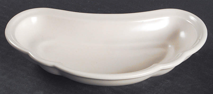 Color Medley Buff Matte Crescent Salad Plate by Pfaltzgraff-1