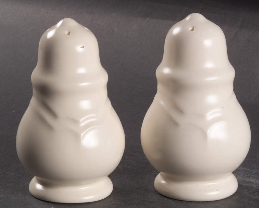 Color Medley Buff Matte Salt & Pepper Set by Pfaltzgraff-1