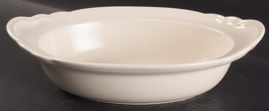 Color Medley Buff Matte 12" Oval Vegetable Bowl by Pfaltzgraff-1
