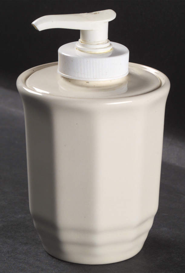 Color Medley Buff Matte Lotion Dispenser by Pfaltzgraff-1