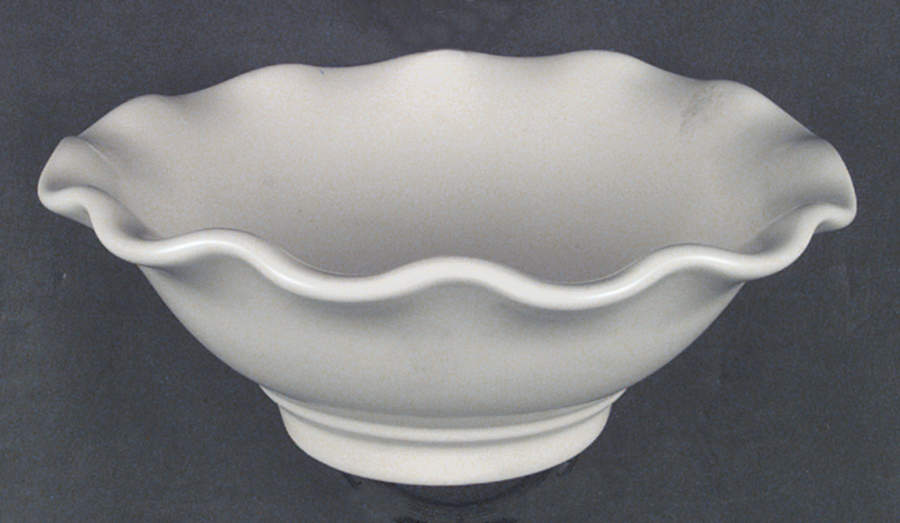Color Medley Buff Matte Small Round Fluted Bowl by Pfaltzgraff-1