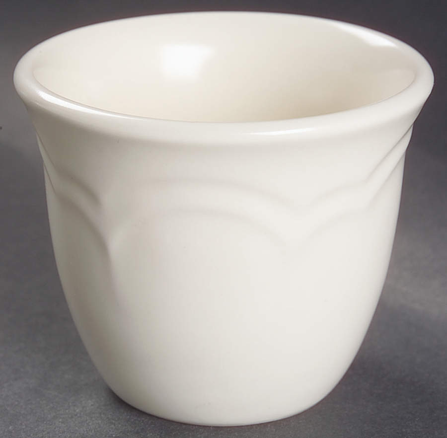 Color Medley Buff Matte Custard Cup by Pfaltzgraff-1