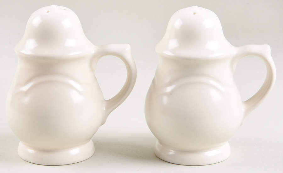 Color Medley Buff Matte Stove Top Salt & Pepper Set by Pfaltzgraff-1