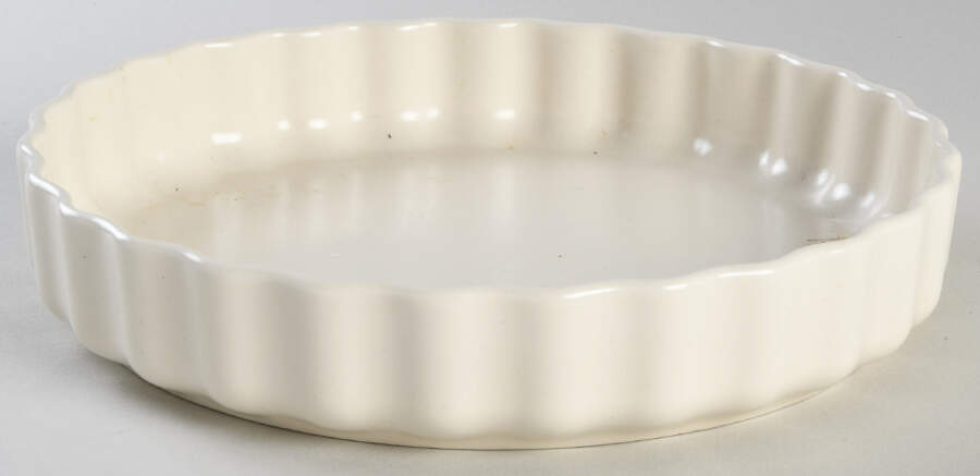 Color Medley Buff Matte 9" Quiche by Pfaltzgraff-1