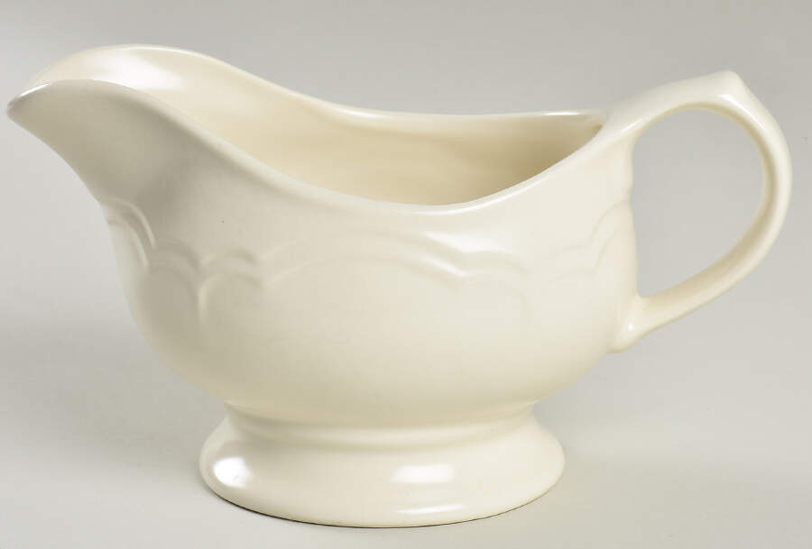 Color Medley Buff Matte Gravy Boat by Pfaltzgraff-1