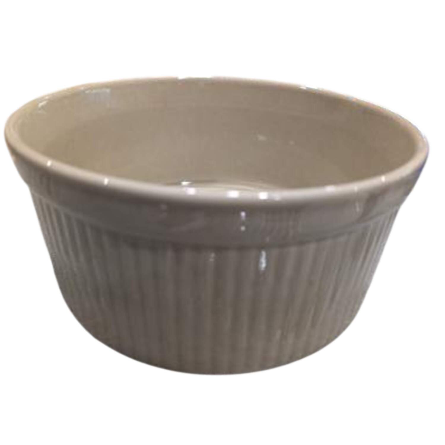 Color Medley Buff Matte 8" Souffle by Pfaltzgraff-1