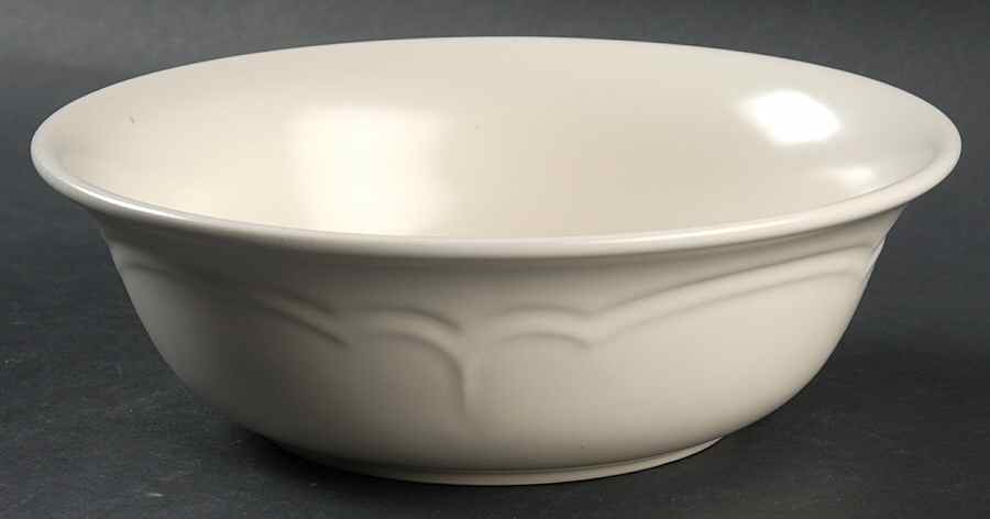 Color Medley Buff Matte 8" Round Vegetable Bowl by Pfaltzgraff-1