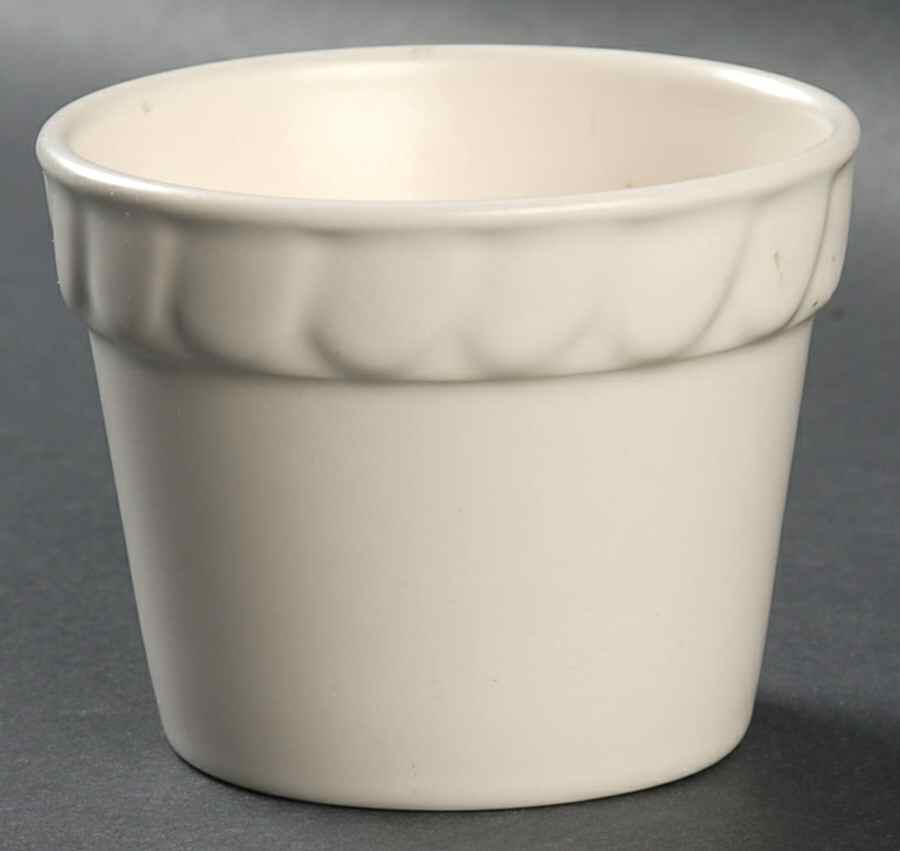 Color Medley Buff Matte 3" Flower Pot by Pfaltzgraff-1