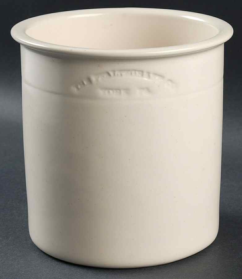 Color Medley Buff Matte Large Gadget Crock by Pfaltzgraff-1
