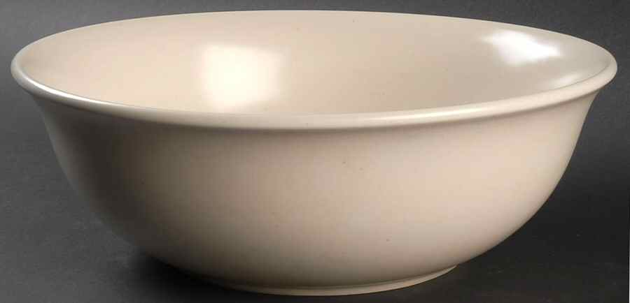 Color Medley Buff Matte 10" Round Serving Bowl by Pfaltzgraff-1