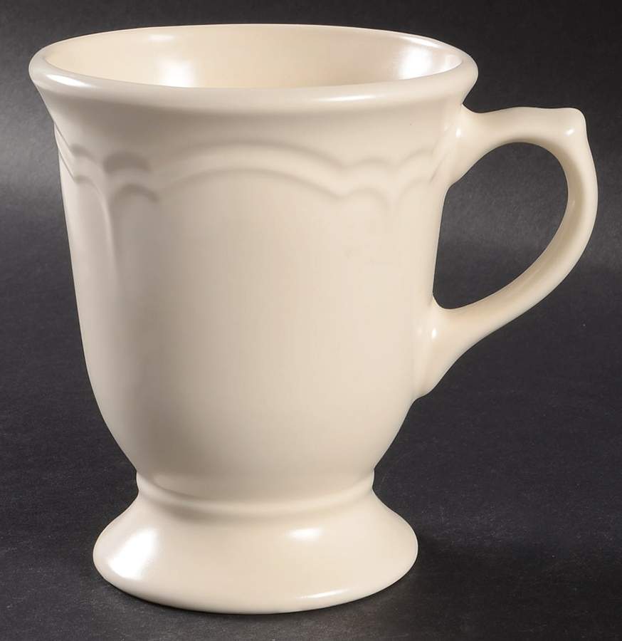 Color Medley Buff Matte Extra Large 16 Oz Pedestal Mug by Pfaltzgraff-1