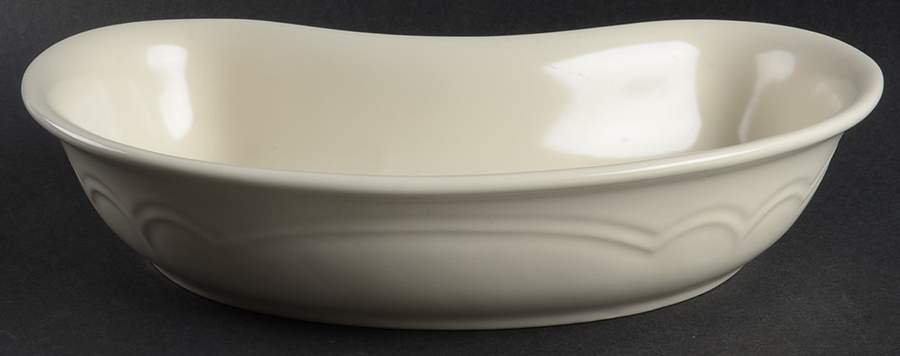 Color Medley Buff Matte Crescent Bowl by Pfaltzgraff-1