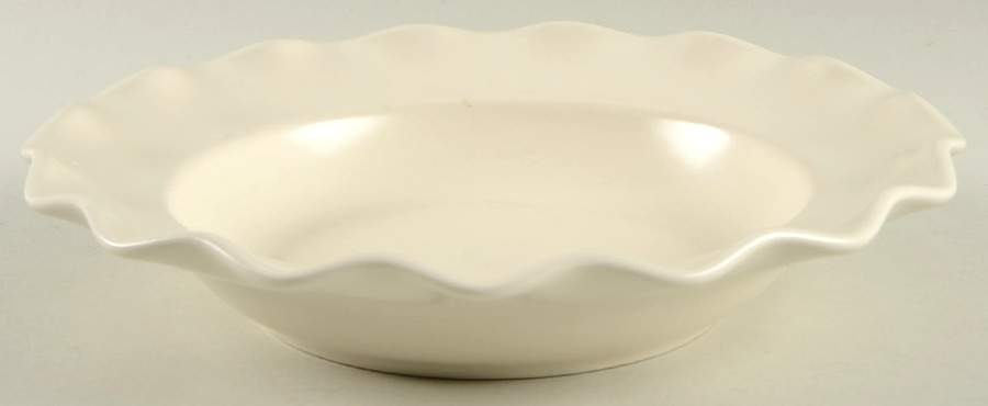 Color Medley Buff Matte Fluted Rim Soup Bowl by Pfaltzgraff-1