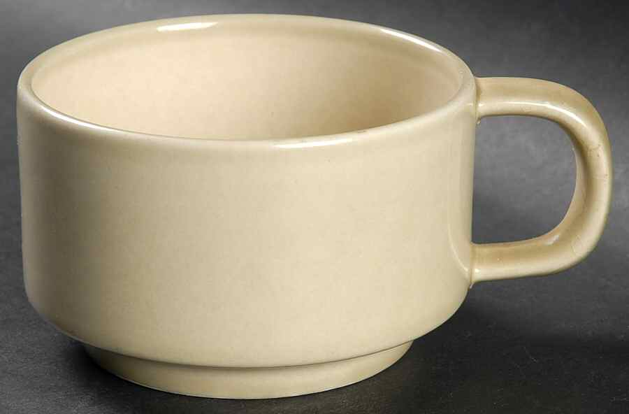 Compatibles Oatmeal Flat Cup by Pfaltzgraff-1