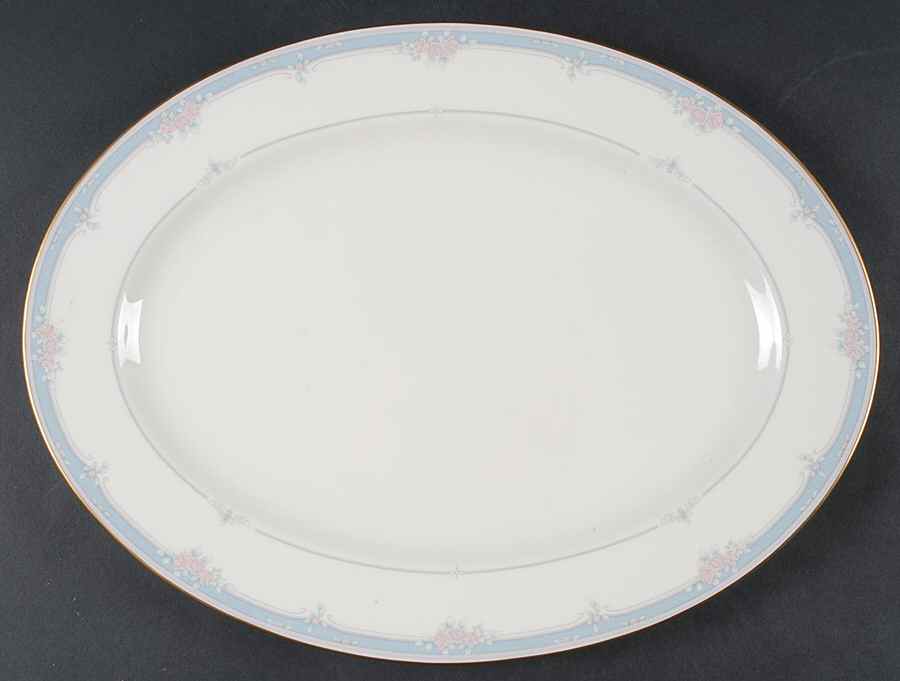 Courtenay 14" Oval Serving Platter by Pfaltzgraff-1