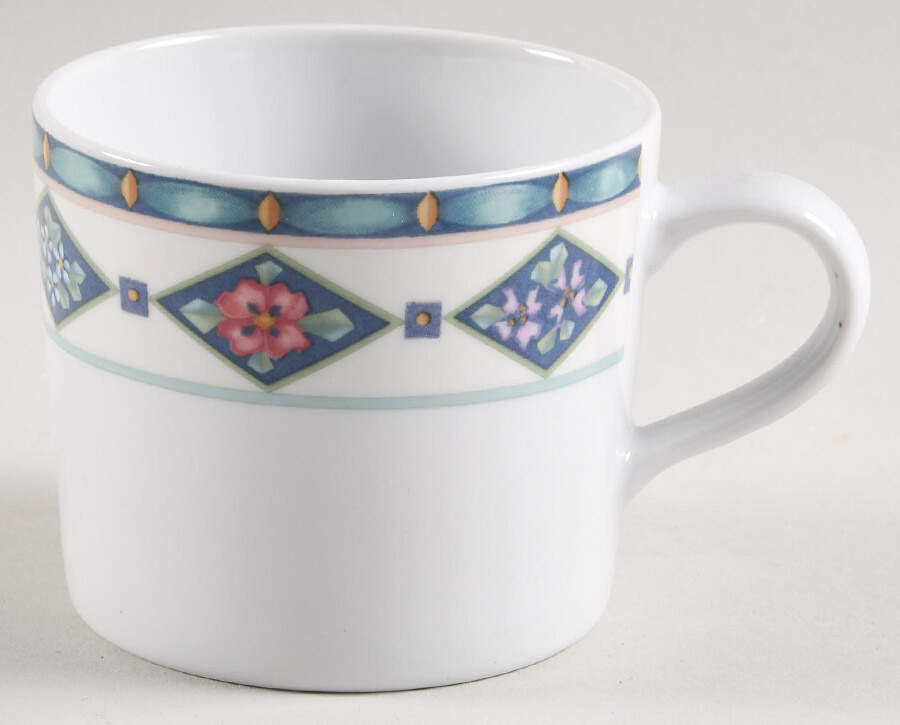 Crystaflora Flat Cup by Pfaltzgraff-1