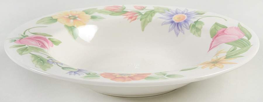 Dahlia Large Rim Soup Bowl by Pfaltzgraff-1