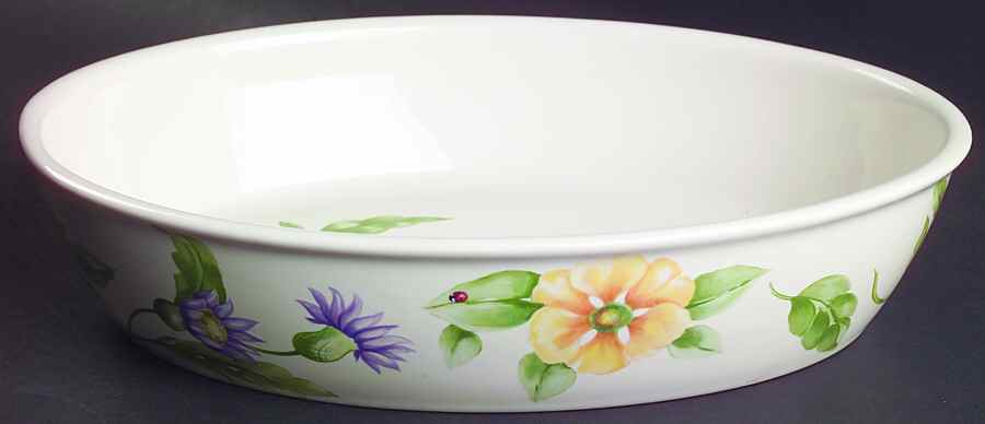 Dahlia 10" Oval Baker by Pfaltzgraff-1
