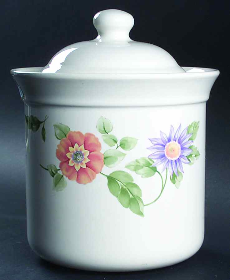 Dahlia Large Canister & Lid by Pfaltzgraff-1