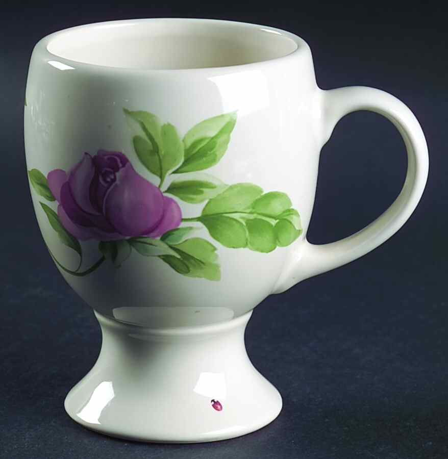 Dahlia Pedestal Mug by Pfaltzgraff-1