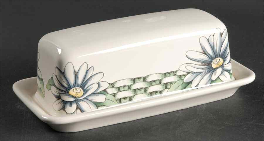 Daisies 1/4 Lb Covered Butter by Pfaltzgraff-1