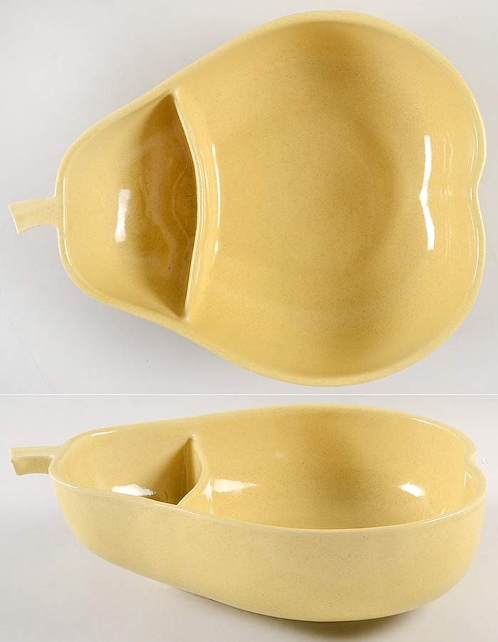 Desert Yellow Dip Bowl for Chip & Dip Set by Pfaltzgraff-1