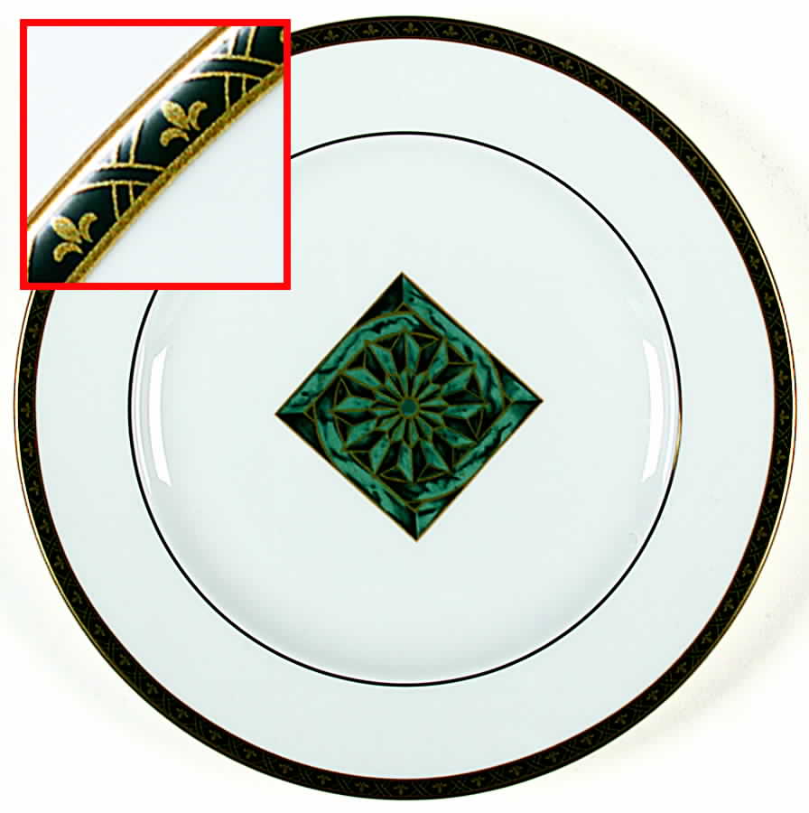 Emerald Radiance Salad Plate by Pfaltzgraff-1