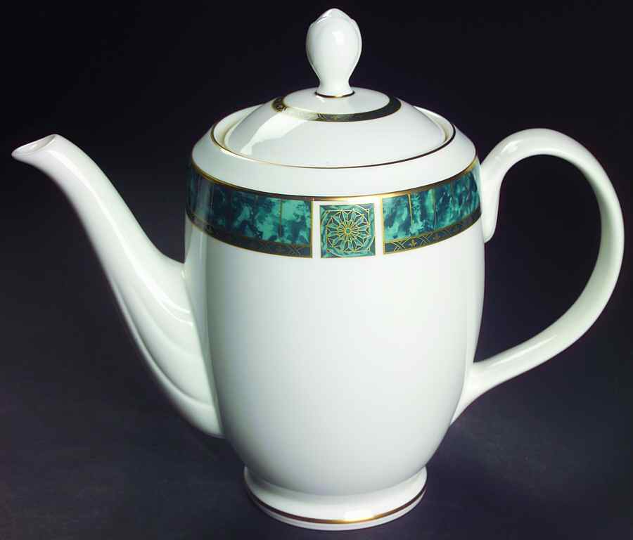 Emerald Radiance Coffee Pot & Lid by Pfaltzgraff-1
