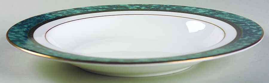 Emerald Radiance Large Rim Soup Bowl by Pfaltzgraff-1