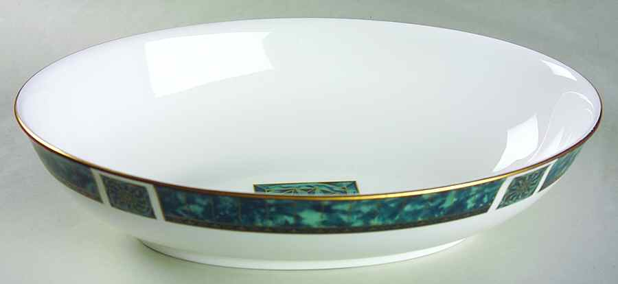 Emerald Radiance 10" Oval Vegetable Bowl by Pfaltzgraff-1